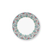 PiP Studio Tallrik Flower Festival Light blue 21 cm