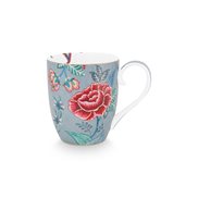 PiP Studio Mugg Flower Festival Light blue XL