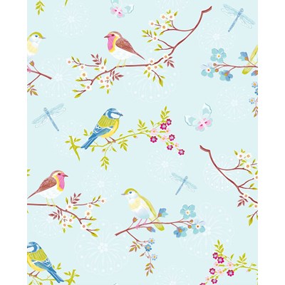 PiP Studio Tapet Early Bird Blue