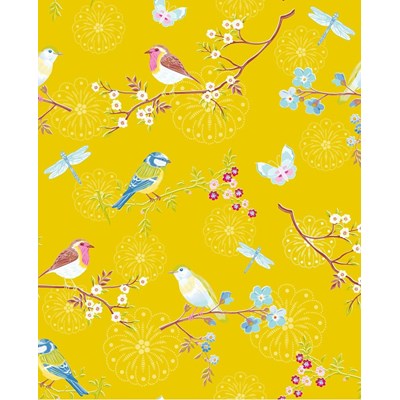PiP Studio Tapet Early Bird Yellow