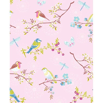 PiP Studio Tapet Early Bird Pink