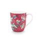 PiP Studio Mugg Flower Festival Dark Pink Small