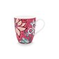 PiP Studio Mugg Flower Festival Dark pink Large