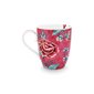 PiP Studio Mugg Flower Festival Dark pink Large
