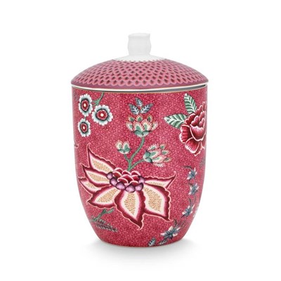 PiP Studio Burk Flower Festival Dark pink