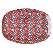 Rice Tallrik Oval Poppies