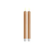Ledljus Caramel 24 cm 2 st