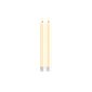 Ledljus Cream 24 cm 2 st