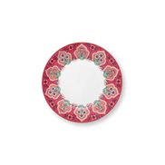 PiP Studio Tallrik Flower Festival Deco Dark pink 21cm