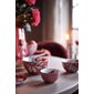 PiP Studio Skål Flower Festival Scallop Dark Pink 9,5 cm