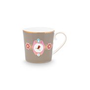 PiP Studio Mugg Love Birds Medallion Khaki Small