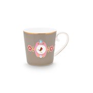PiP Studio Mugg Love Birds Medallion Khaki Large