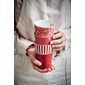 PiP Studio Mugg Royal Stripes Dark Pink Small