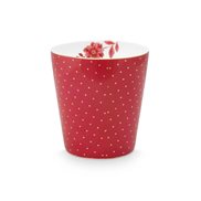 PiP Studio Mugg Royal Dots Dark Pink Small