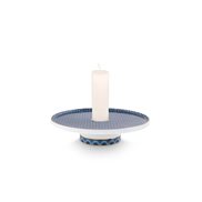 PiP Studio Ljusstake Cross Stitch Blue