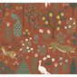 Rifle paper co Tapet Menagerie Brown