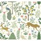 Rifle paper co Tapet Menagerie White/Brown