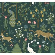 Rifle paper co Tapet Menagerie Blue