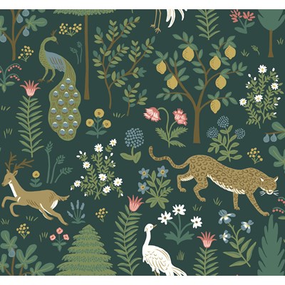 Rifle paper co Tapet Menagerie Blue
