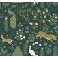 Rifle paper co Tapet Menagerie Blue