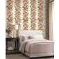 Rifle paper co Tapet Garden Party Trellis White/Dark pink