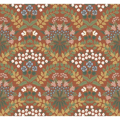 Rifle paper co Tapet Bramble Red/Green