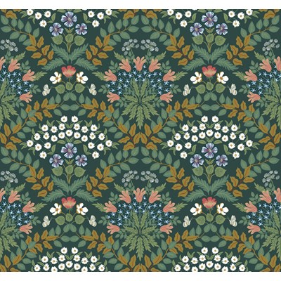 Rifle paper co Tapet Bramble Green/Gold