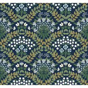 Rifle paper co Tapet Bramble Navy blue/Green