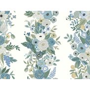 Rifle paper co Tapet Garden Party Trellis White/Blue