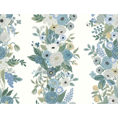 Rifle paper co Tapet Garden Party Trellis White/Blue