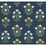 Rifle paper co Tapet Mughal Rose Blue/Purple
