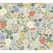 Rifle paper co Tapet Strawberry Fields Green/Pink