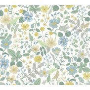 Rifle paper co Tapet Strawberry Fields White/Green