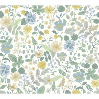 Rifle paper co Tapet Strawberry Fields White/Green