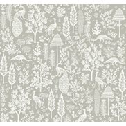Rifle paper co Tapet Menagerie Toile Black
