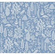Rifle paper co Tapet Menagerie Tolie Light blue