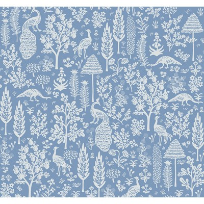 Rifle paper co Tapet Menagerie Tolie Light blue