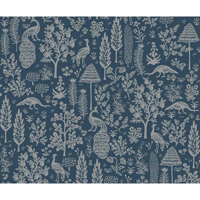 Rifle paper co Tapet Menagerie Tolie Dark blue