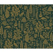 Rifle paper co Tapet Menagerie Tolie Brown