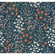 Rifle paper co Tapet Wildwood Garden Blue/Red