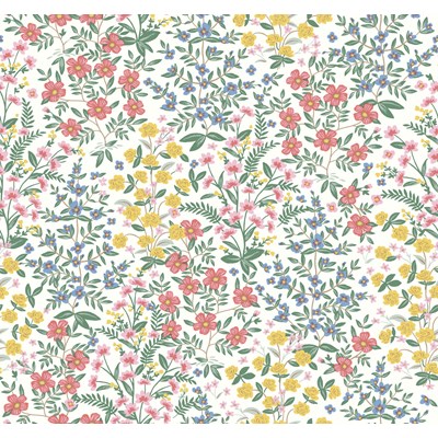 Rifle paper co Tapet Wildwood Garden White/Pink