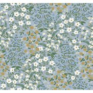 Rifle paper co Tapet Wildwood Garden Blue/White