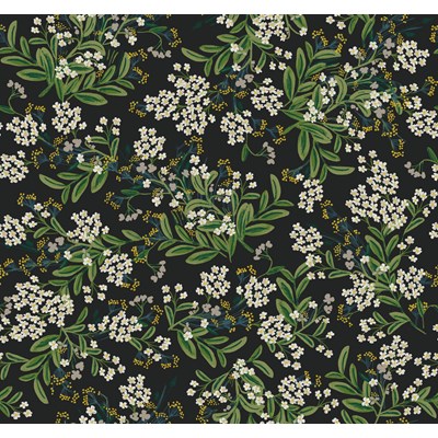 Rifle paper co Tapet Cornflower Black/Green
