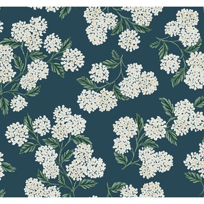 Rifle paper co Tapet Hydrangea Blue
