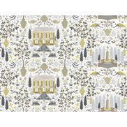 Rifle paper co Tapet Camont Linen/Gold