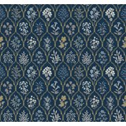 Rifle paper co Tapet Hawthorne Navy/Gold