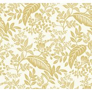 Rifle paper co Tapet Canopy Gold/White