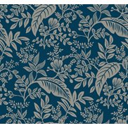 Rifle paper co Tapet Canopy Indigo/Silver