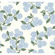 Rifle paper co Tapet Hydrangea Blue/White