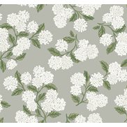 Rifle paper co Tapet Hydrangea Gray